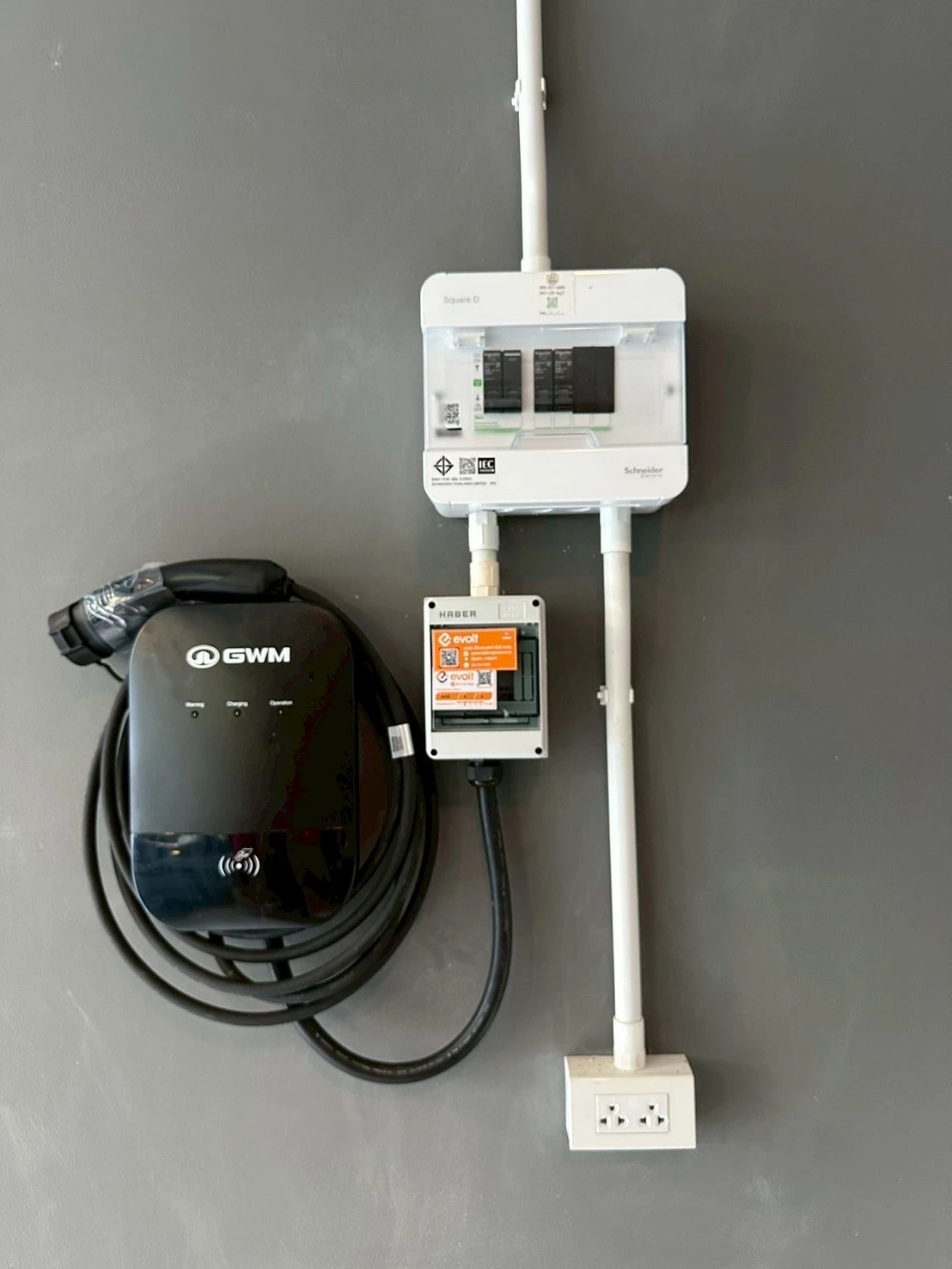 วงจรที่ 2 EV Charger Installation